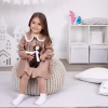 Мягкая игрушка Beastie Toys, мишка с белым шарфом