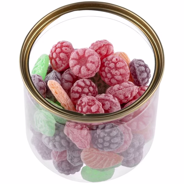 Карамель леденцовая Candy Crush, со вкусом фруктов, с прозрачной крышкой