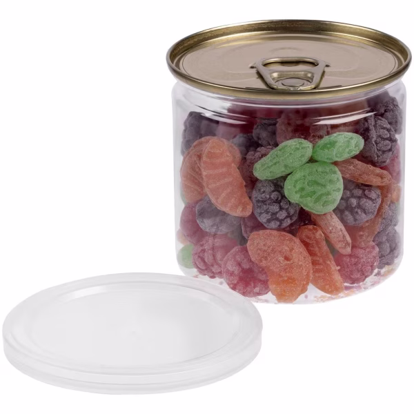 Карамель леденцовая Candy Crush, со вкусом фруктов, с прозрачной крышкой