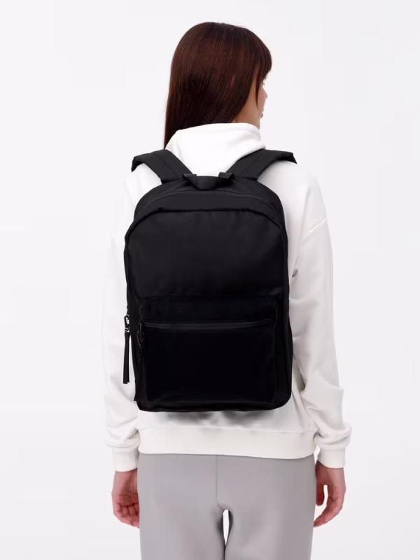 Рюкзак Patch Catcher с карманом из липучки, черный