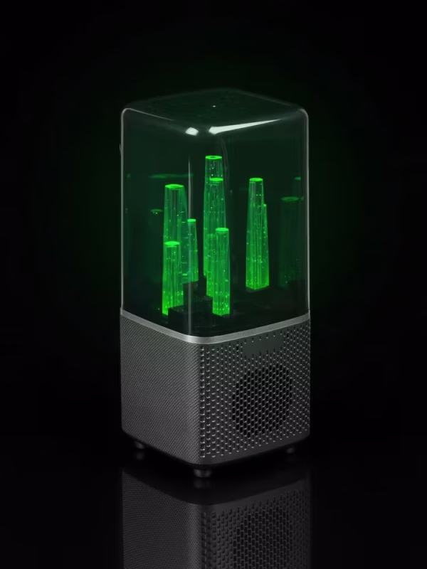 Беспроводная колонка с подсветкой citySound, черная