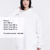 Худи Kulonga One Size, молочно-белое