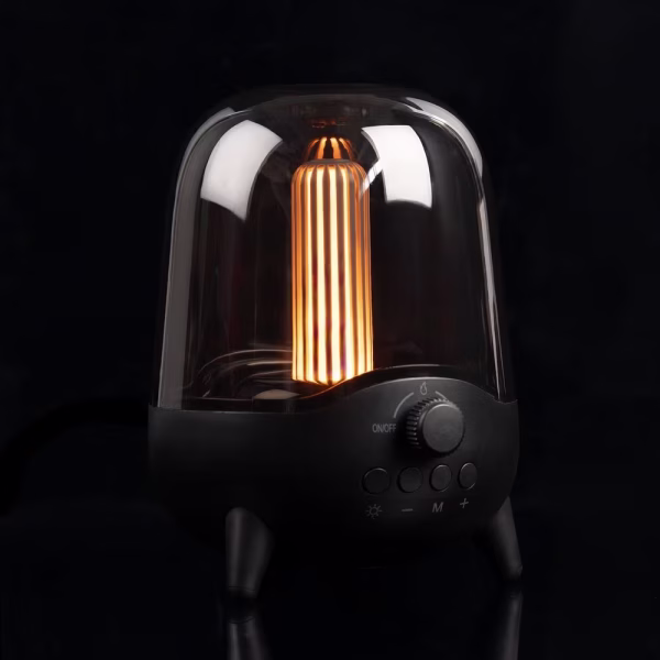 Беспроводная колонка с подсветкой soundFlicker, черная
