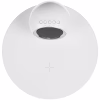 Станция беспроводной зарядки с часами и подсветкой GlobeBee, белая