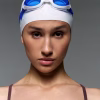 Очки для плавания Swimatic, синие с белым