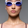 Очки для плавания Swimatic, синие с белым