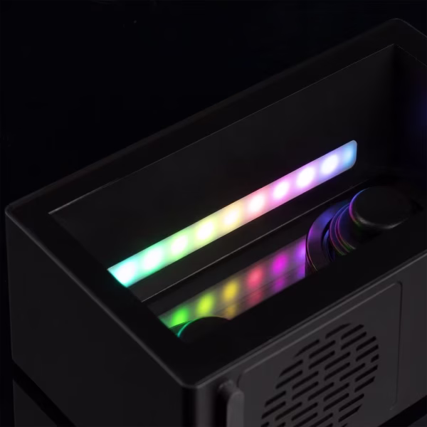 Bluetooth-колонка со светомузыкой Sensofonic, черная