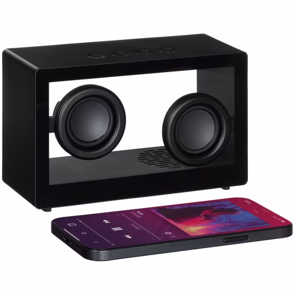 Bluetooth-колонка со светомузыкой Sensofonic, черная