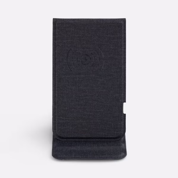 Подставка для смартфона с беспроводной зарядкой Kickstand, серая