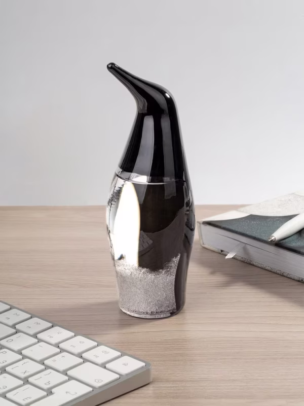 Штормгласс Penguin, черный