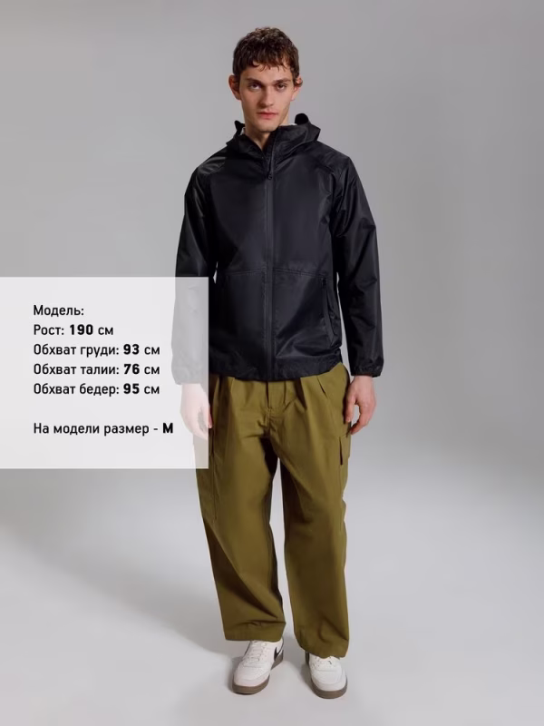 Куртка унисекс Nordvind WR, черная