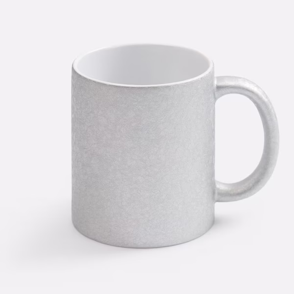 Кружка для сублимационной печати Sagredo, серебристая