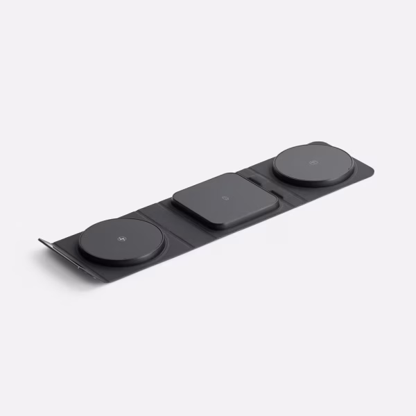 Складная станция беспроводной зарядки triFlex Light, черная