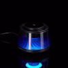 Bluetooth-колонка с подсветкой и беспроводной зарядкой Quantium, черная