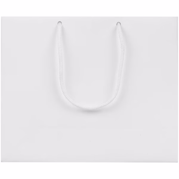 Пакет бумажный с ламинацией Lami Tote S, белый