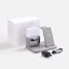 Зарядная станция с электронными часами и подсветкой Large Charge ver.3, серая