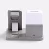 Зарядная станция с электронными часами и подсветкой Large Charge ver.3, серая
