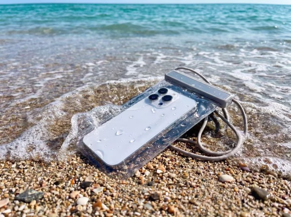Водонепроницаемый чехол для телефона Aqualock, серый