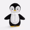 Мягкая игрушка Beastie Toys, пингвиненок с белым шарфом