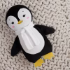 Мягкая игрушка Beastie Toys, пингвиненок с белым шарфом