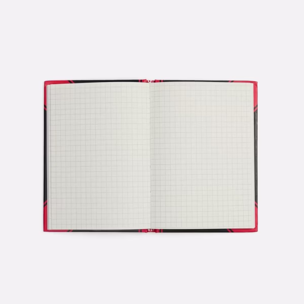 Блокнот Accenti Mini, черный с красным