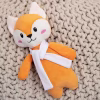 Мягкая игрушка Beastie Toys, лисенок с белым шарфом