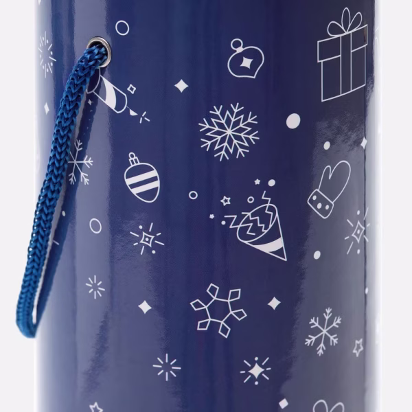 Тубус для бутылки Snowlace, синий