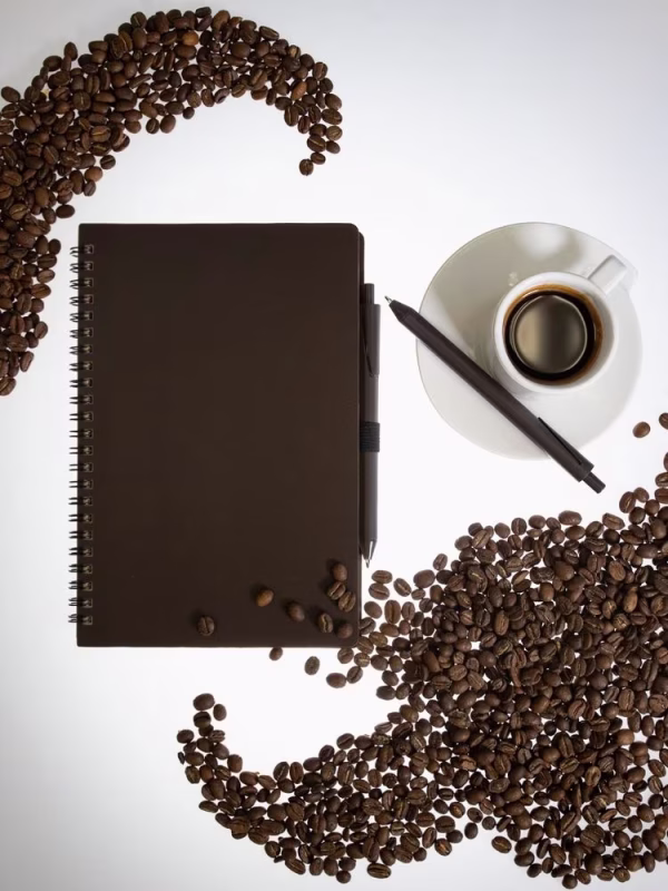 Блокнот на спирали Coffeist, коричневый