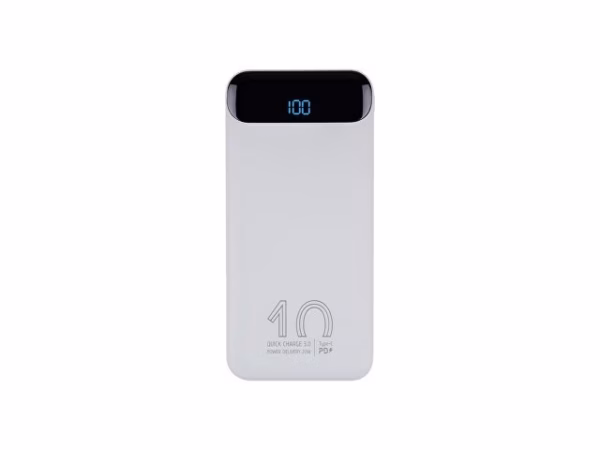 Внешний аккумулятор с дисплеем, 10000 mAh