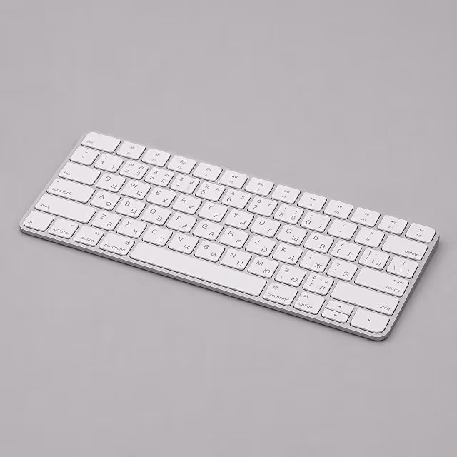 Беспроводная клавиатура Air Keyboard для MAC, Windows, 500 мАч, алюминий