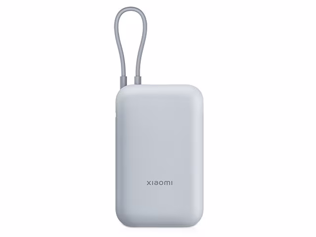 Внешний аккумулятор со встроенным кабелем Mi Power Bank (Integrated Cable), 10000 мАч