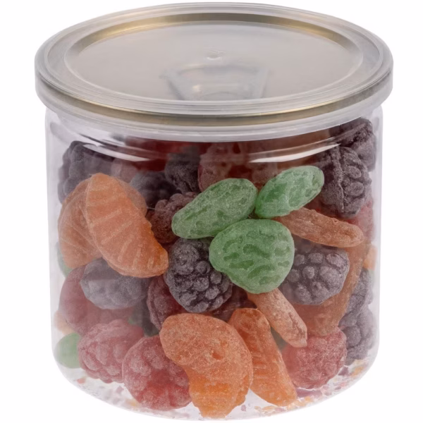 Карамель леденцовая Candy Crush, со вкусом фруктов, с прозрачной крышкой