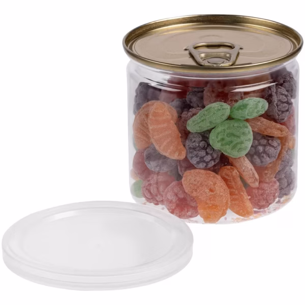 Карамель леденцовая Candy Crush, со вкусом фруктов, с прозрачной крышкой
