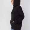 Худи унисекс с карманом на груди Chest Pocket, черное