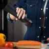 Гравитационная мельница для специй Gravita, черная