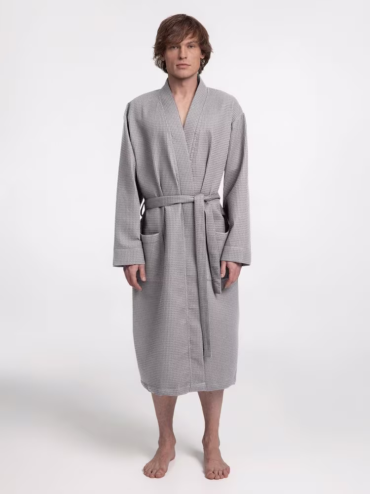 Халат вафельный Kimono