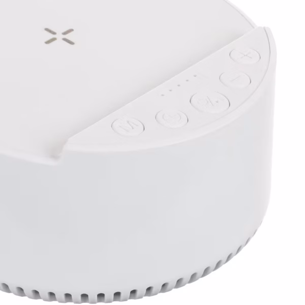 Bluetooth-колонка с беспроводной зарядкой relaxTime, белая