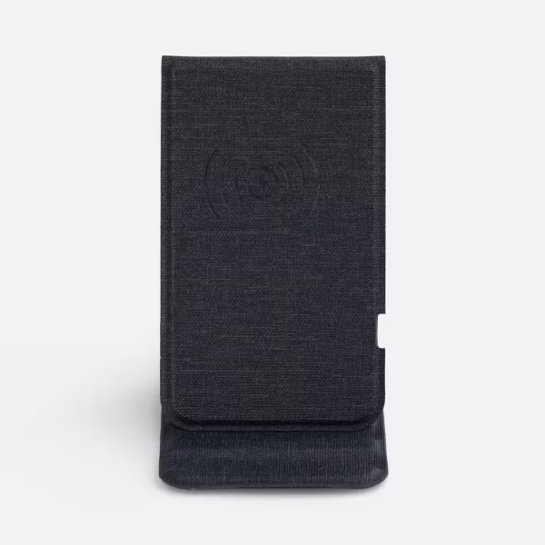 Подставка для смартфона с беспроводной зарядкой Kickstand, серая