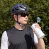 Бутылка для велосипеда Bikescape, белая с синим
