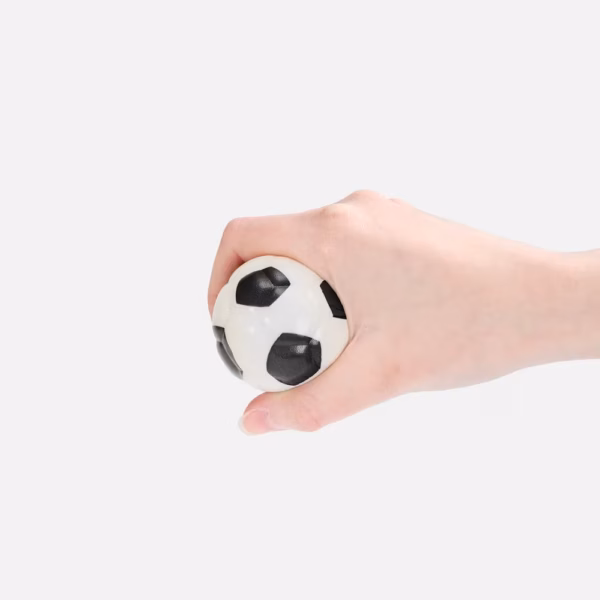 Бутылка с антистрессом Footballer, синяя