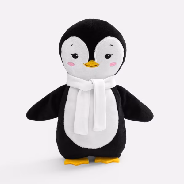 Мягкая игрушка Beastie Toys, пингвиненок с белым шарфом