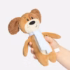 Мягкая игрушка Beastie Toys, собачка с белым шарфом
