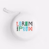 Антистресс-игрушка йо-йо Loopy, белая