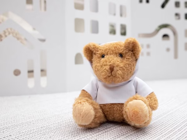 Мягкая игрушка «Мишка Cuddleton» в белом худи
