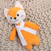 Мягкая игрушка Beastie Toys, лисенок с белым шарфом