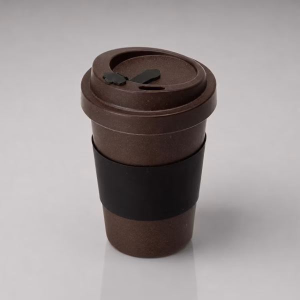 Стакан из кофе с силиконовой манжетой Latte