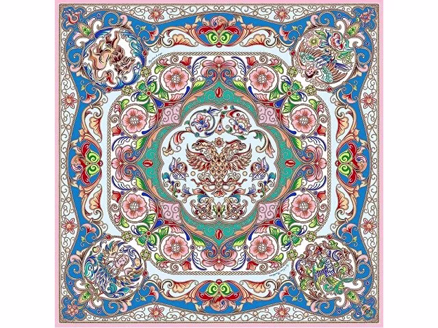 Платок Шедевры русских эмальеров
