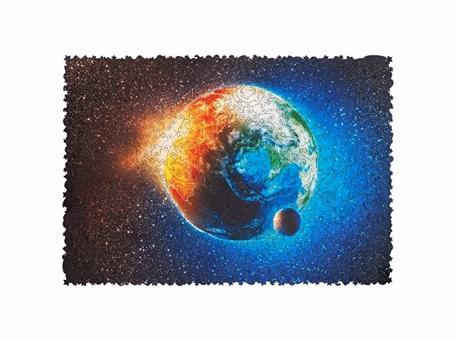 Деревянный пазл Earth