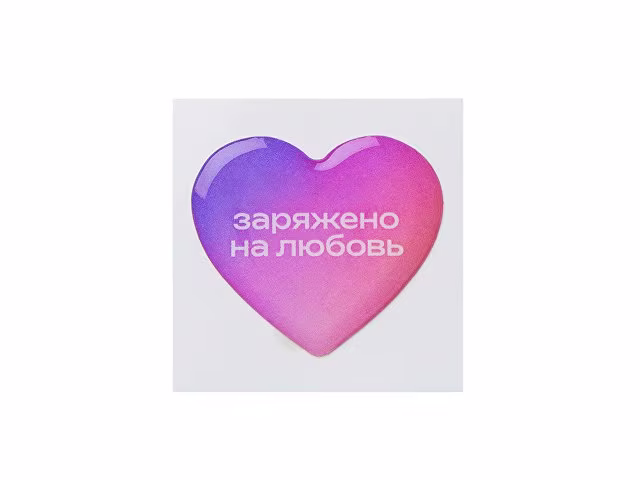 Объемный стикер из эпоксидной смолы